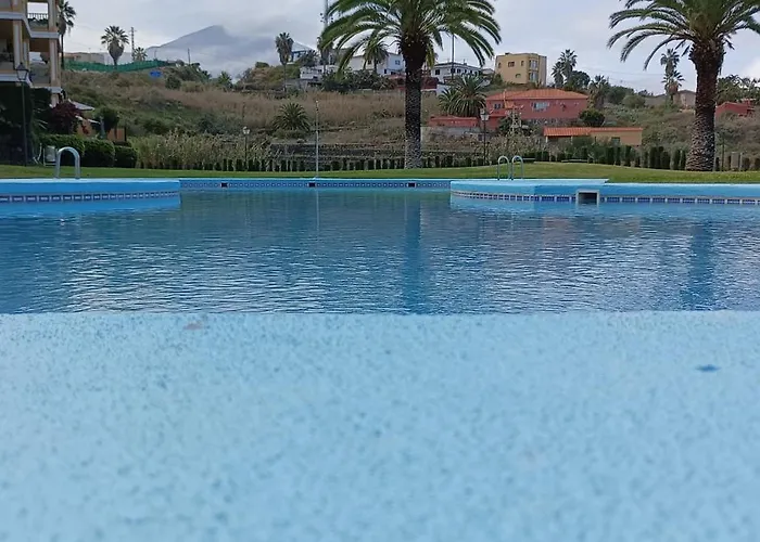 Acogedor Vistas Piscina Y Teide Lägenhet Santa Úrsula
